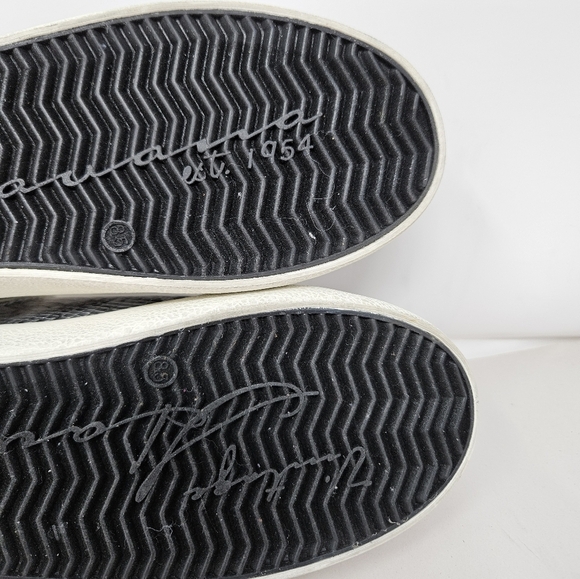 Vintage Havana Slip On on Sneakers Sz 8.5 Heavenly Snake Print Faux Sherpa - Picture 8 of 13